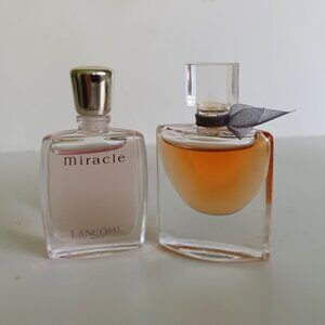 Lancome Duo: Miracle EDP 5 ml  &  La Vie Est Belle EDP 4 ml